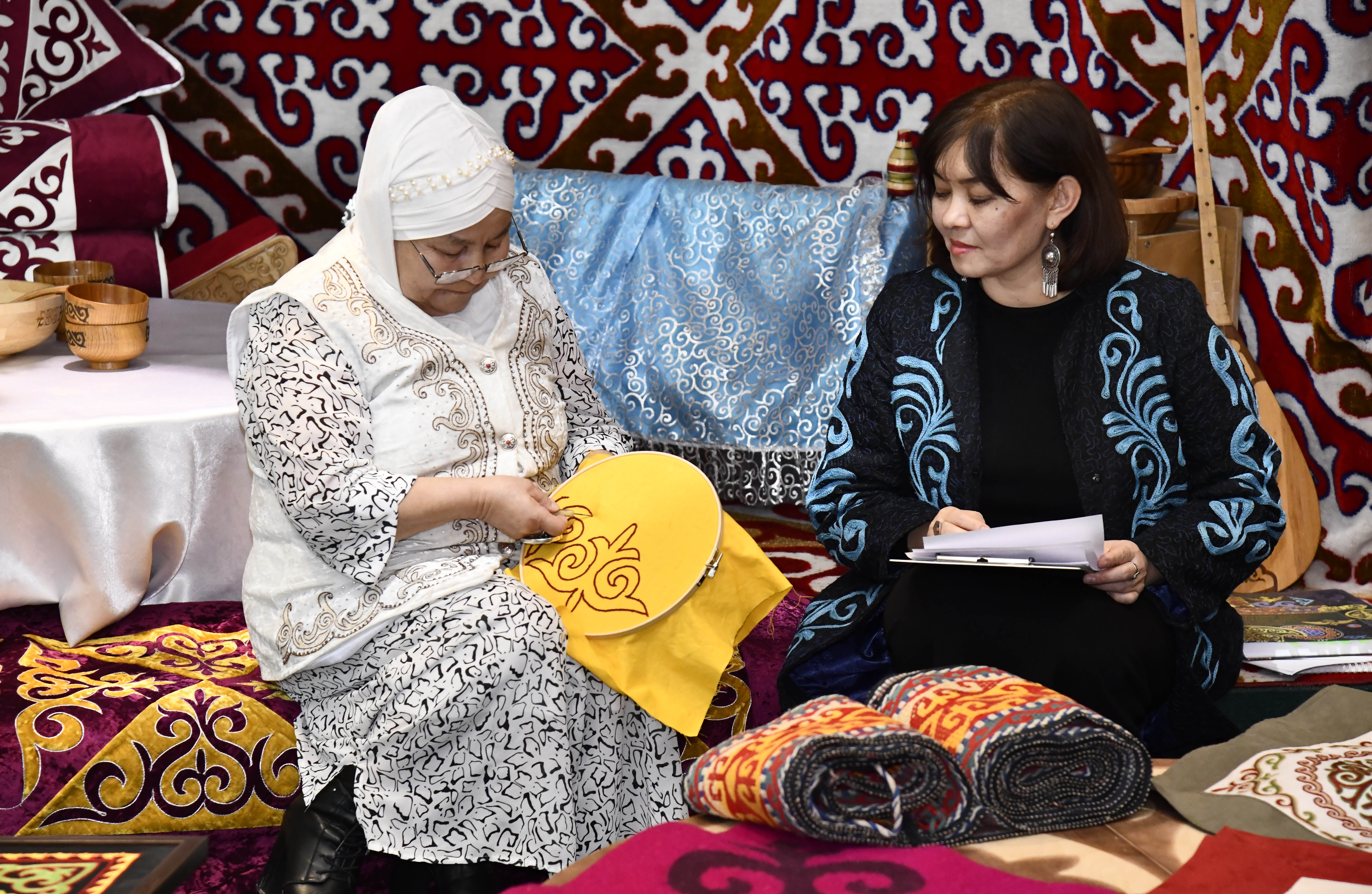 Познавательное занятие о казахском орнаменте прошло в музее