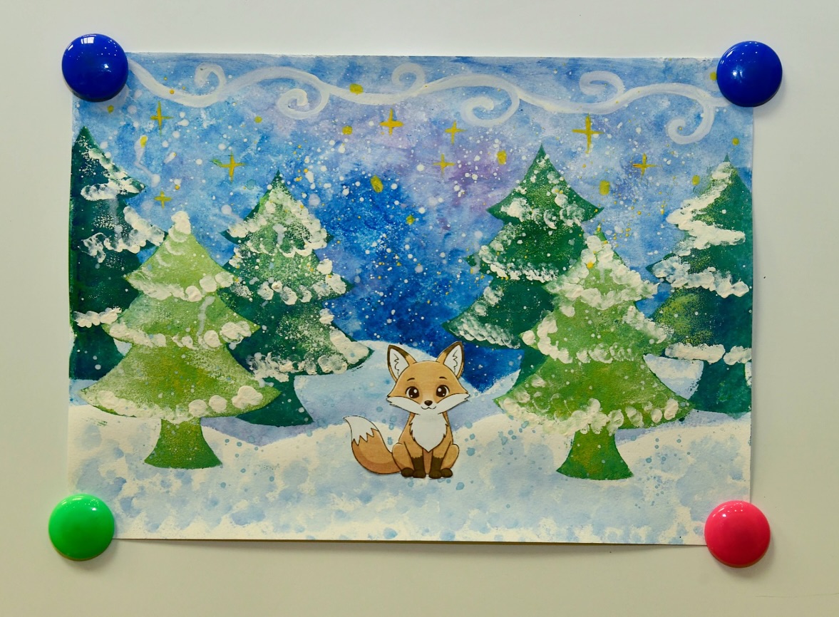 Дети приняли участие в занятии «Зимняя сказка»